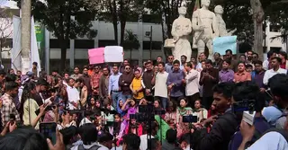 জামায়াতের নারীবিদ্বেষী পোস্টের প্রতিবাদে ছাত্রদলের বিক্ষোভ